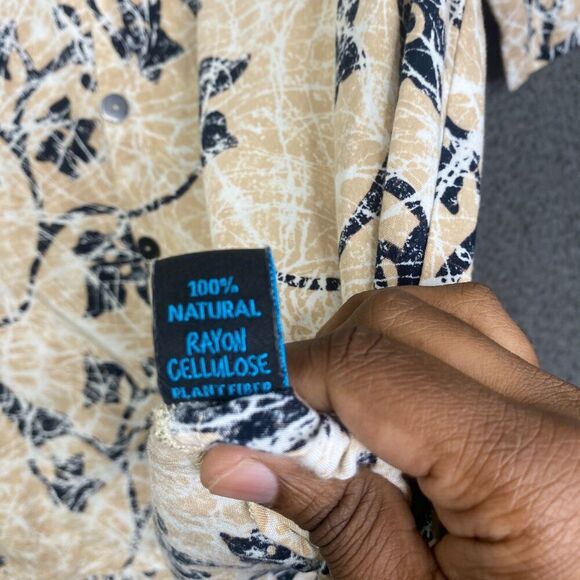 Tropical Tantrum Hawaiian Shirt XL Men’s Button Up Batik All Over Print Vintage - Picture 6 of 11